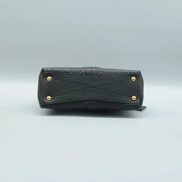 100% Authentic Louis Vuitton V Tote Black&White Leather Satchel 1496-61624 - Picture 5 of 12